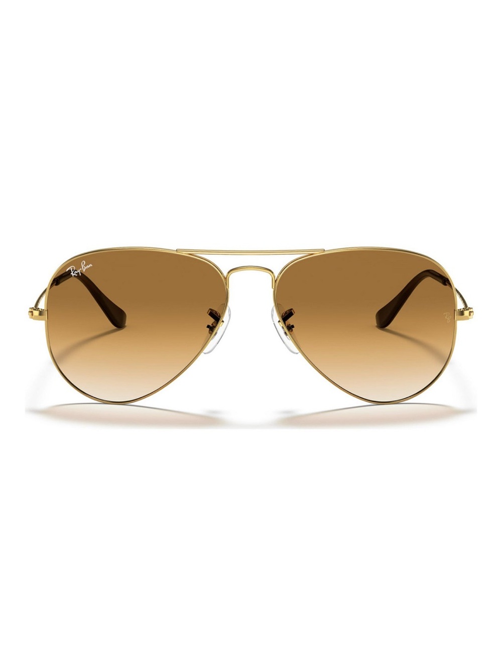 Ray-Ban Aviator Sunglasses - Gold Frame with Brown Gradient Lenses - Picture 2 of 8